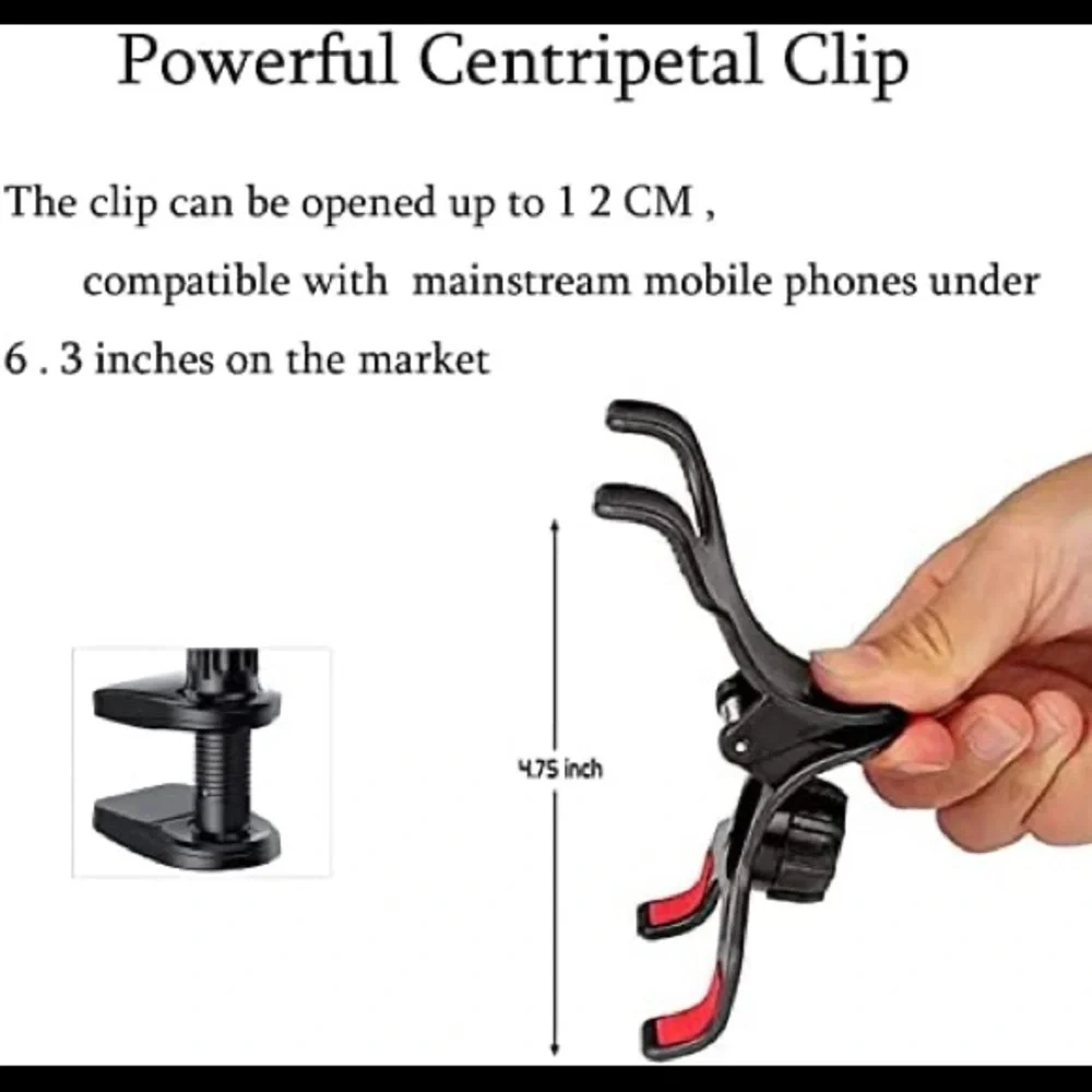 Phone Holder , Lazy Bracket Flexible Long Arms for All Mobile - Universal Cell P